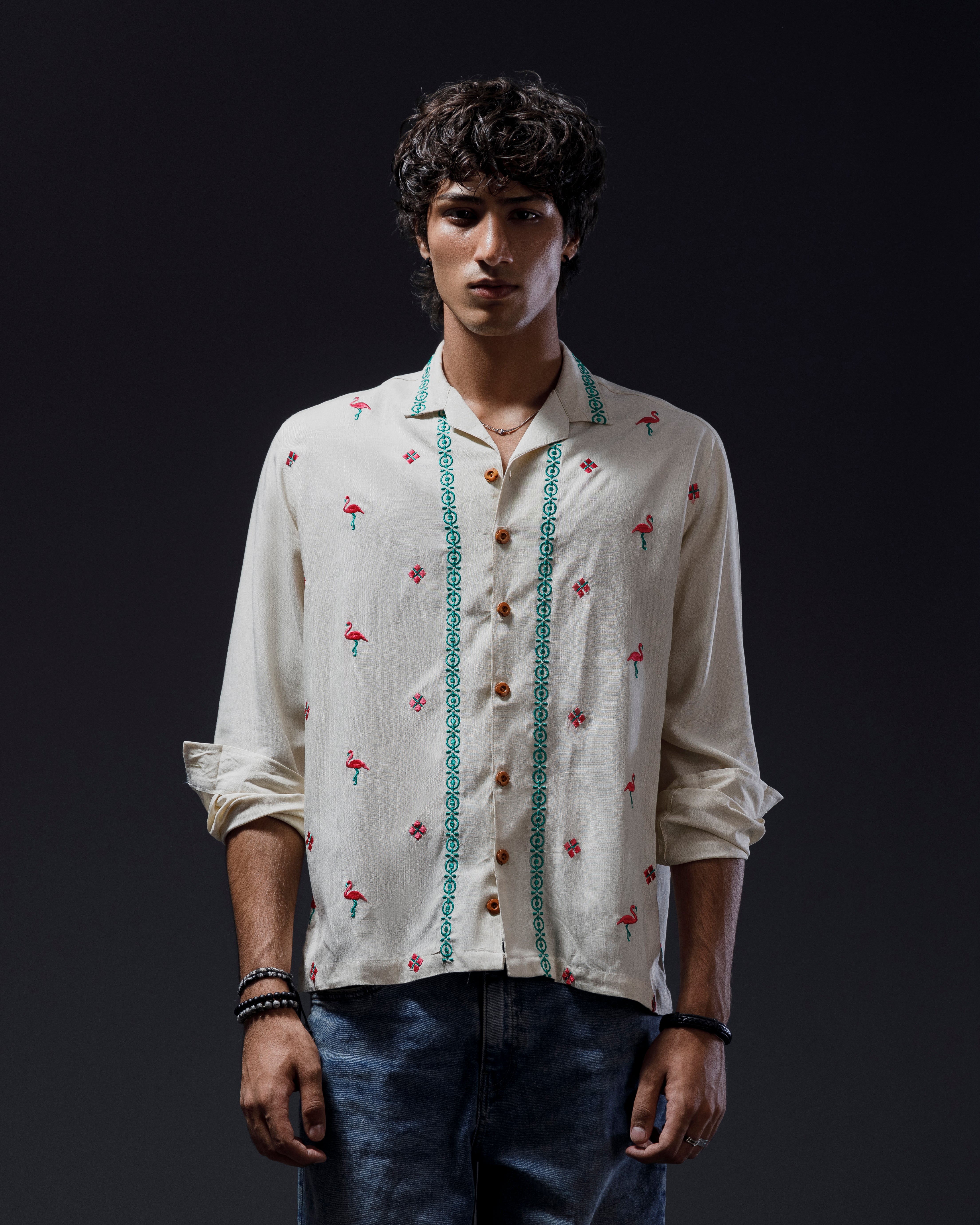 گلابی پنک | Embroidery Shirt – Ortak