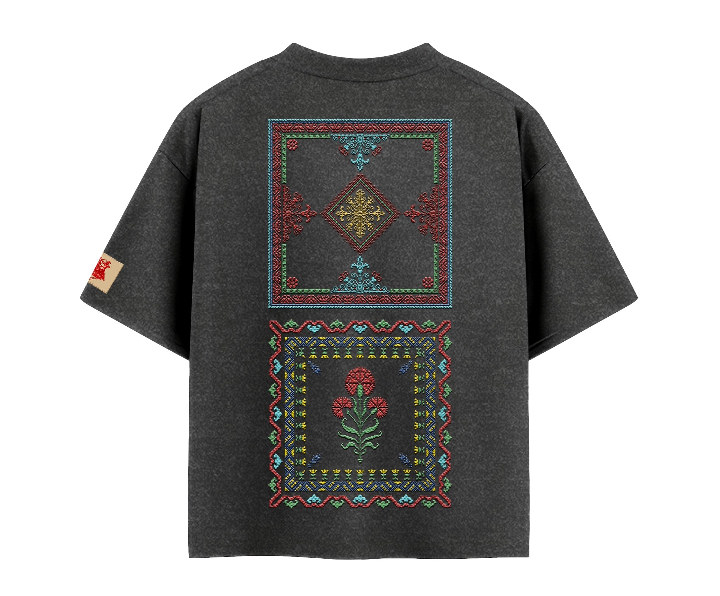 تَابْنَاک چَہار گوشَہ | Embroidery Tee