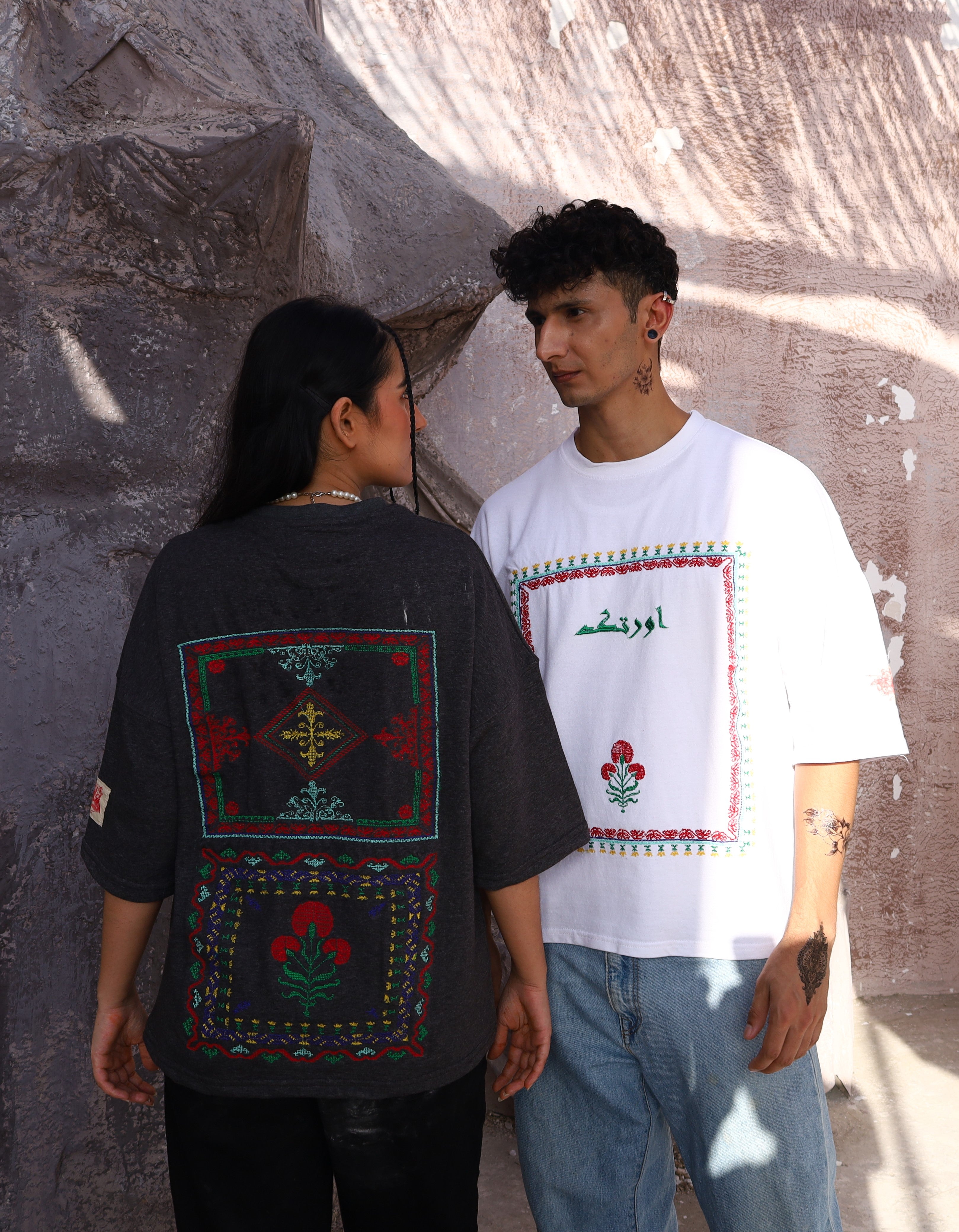 تَابْنَاک چَہار گوشَہ | Embroidery Tee