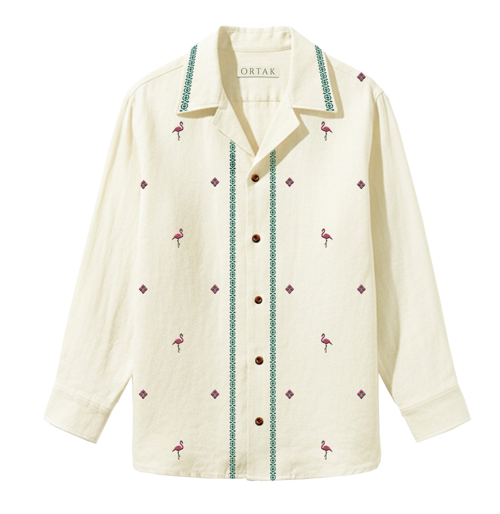 گلابی پنک | Embroidery Shirt